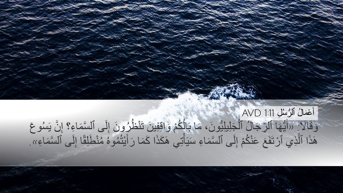 أَعْمَالُ ٱلرُّسُلِ 1:11 AVD Bible Verse Image