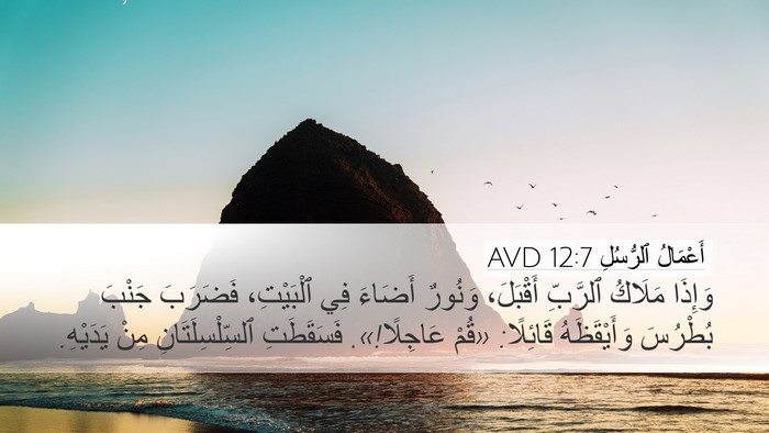 أَعْمَالُ ٱلرُّسُلِ 12:7 AVD Bible Verse Image