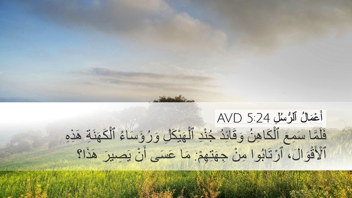 أَعْمَالُ ٱلرُّسُلِ 5:24 AVD Bible Verse Image