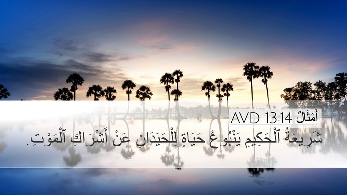 أَمْثَالٌ 13:14 AVD Bible Verse Image