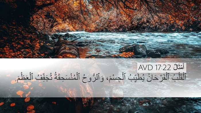 أَمْثَالٌ 17:22 AVD Bible Verse Image