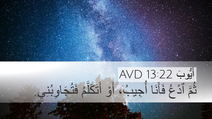 أَيُّوبَ 13:22 AVD Bible Verse Image