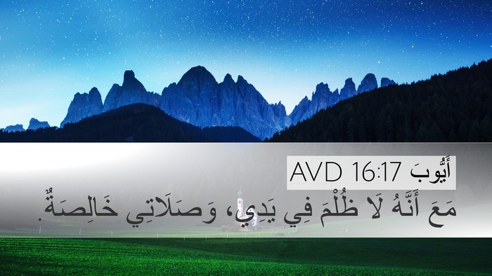 أَيُّوبَ 16:17 AVD Bible Verse Image