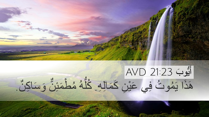 أَيُّوبَ 21:23 AVD Bible Verse Image