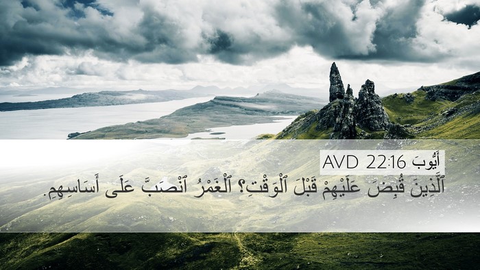 أَيُّوبَ 22:16 AVD Bible Verse Image
