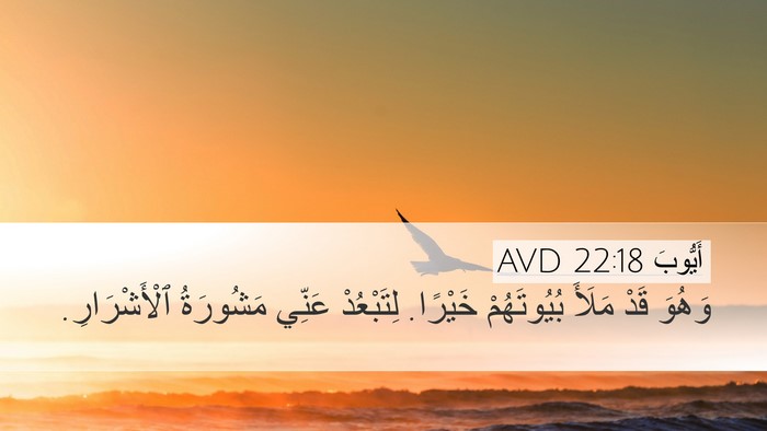 أَيُّوبَ 22:18 AVD Bible Verse Image