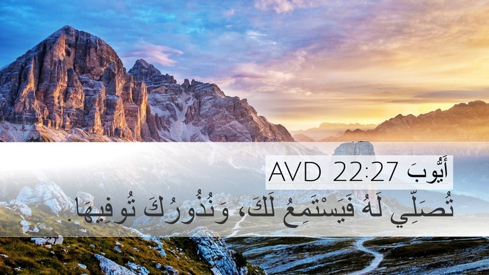 أَيُّوبَ 22:27 AVD Bible Verse Image