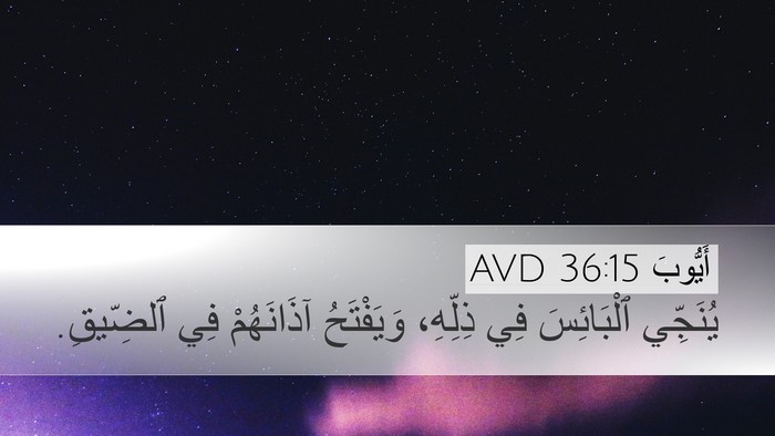 أَيُّوبَ 36:15 AVD Bible Verse Image