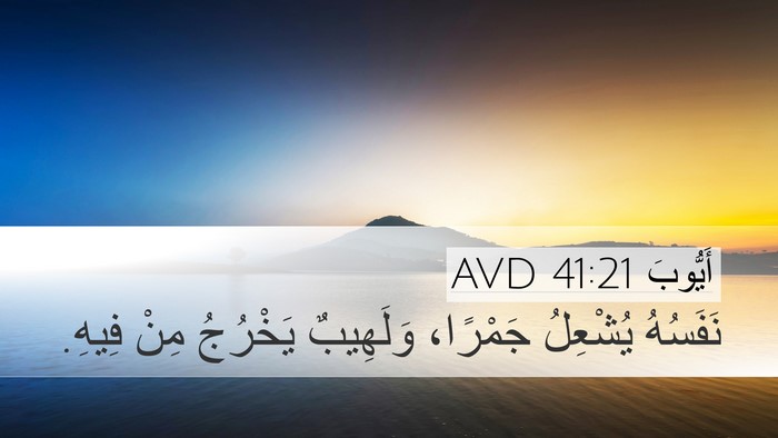 أَيُّوبَ 41:21 AVD Bible Verse Image