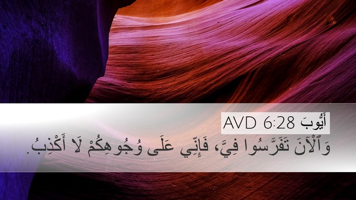أَيُّوبَ 6:28 AVD Bible Verse Image