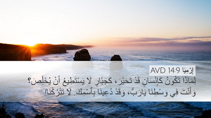 إِرْمِيَا 14:9 AVD Bible Verse Image