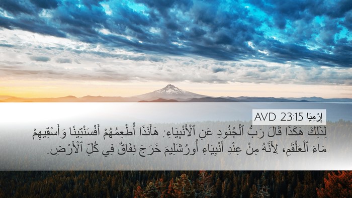 إِرْمِيَا 23:15 AVD Bible Verse Image