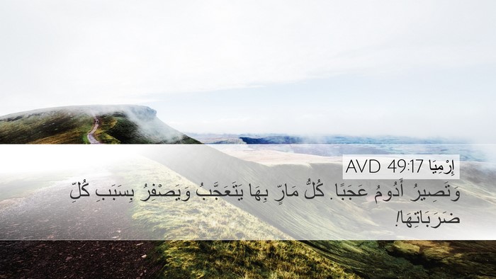 إِرْمِيَا 49:17 AVD Bible Verse Image