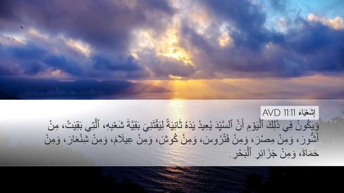 إِشَعْيَاءَ 11:11 AVD Bible Verse Image