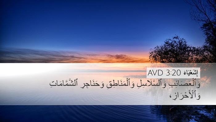 إِشَعْيَاءَ 3:20 AVD Bible Verse Image