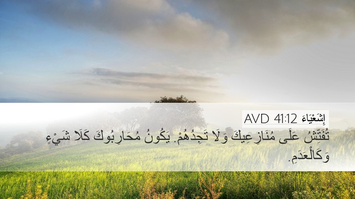 إِشَعْيَاءَ 41:12 AVD Bible Verse Image
