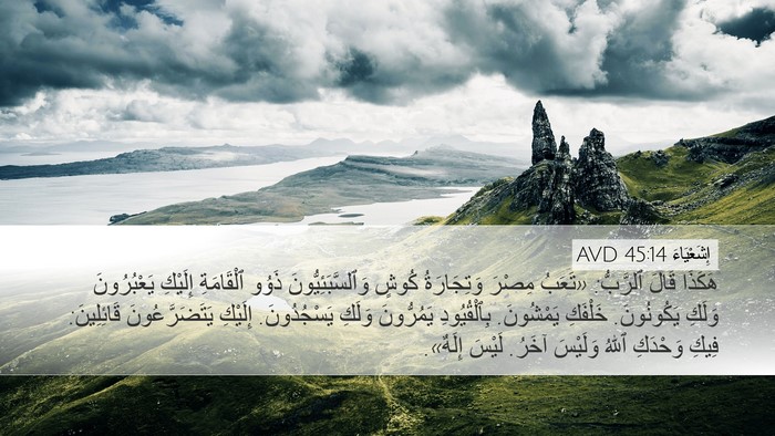 إِشَعْيَاءَ 45:14 AVD Bible Verse Image