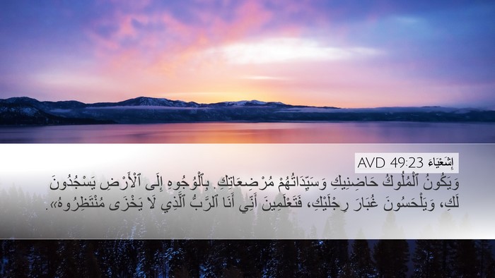 إِشَعْيَاءَ 49:23 AVD Bible Verse Image