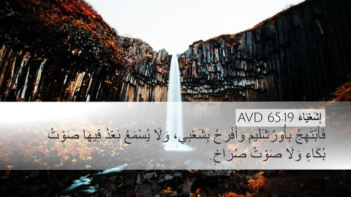 إِشَعْيَاءَ 65:19 AVD Bible Verse Image