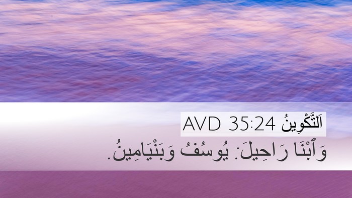 اَلتَّكْوِينُ 35:24 AVD Bible Verse Image