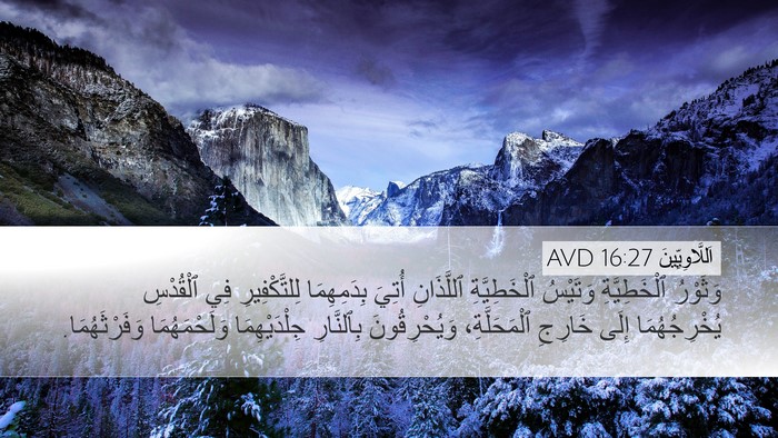 اَللَّاوِيِّينَ 16:27 AVD Bible Verse Image