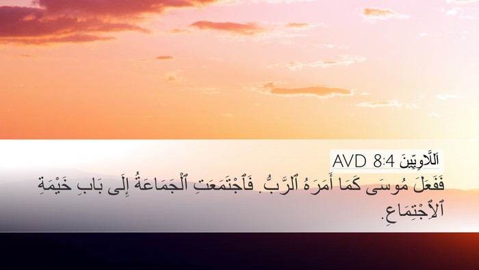 اَللَّاوِيِّينَ 8:4 AVD Bible Verse Image