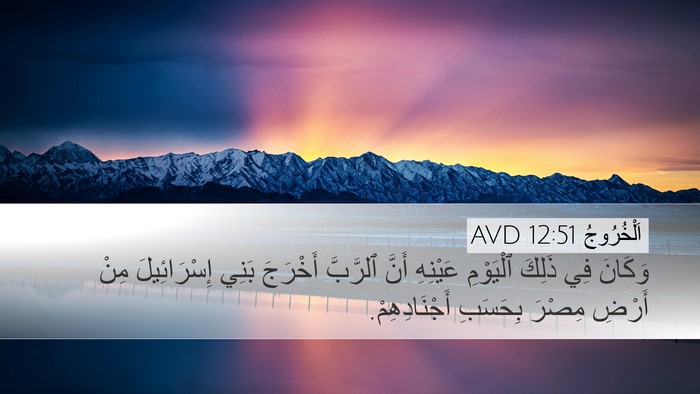 اَلْخُرُوجُ 12:51 AVD Bible Verse Image