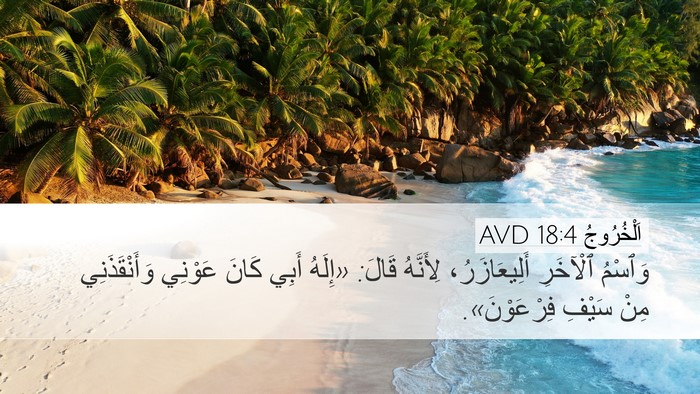 اَلْخُرُوجُ 18:4 AVD Desktop Wallpaper - وَٱسْمُ ٱلْآخَرِ - Desktop Bible Verse Wallpaper