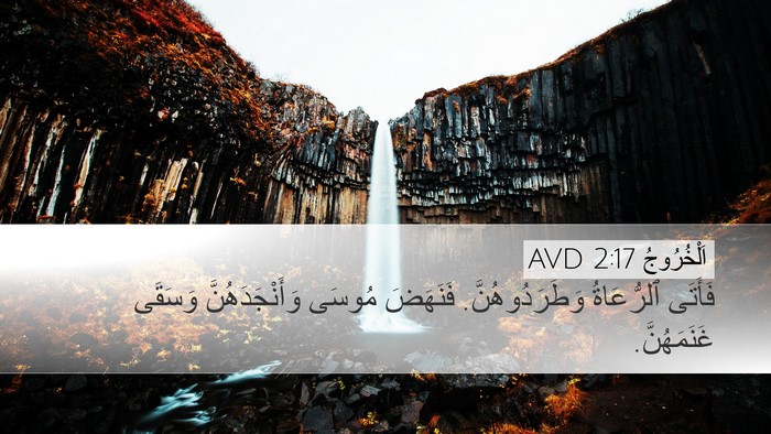 اَلْخُرُوجُ 2:17 AVD Desktop Wallpaper - فَأَتَى ٱلرُّعَاةُ - Desktop Bible Verse Wallpaper