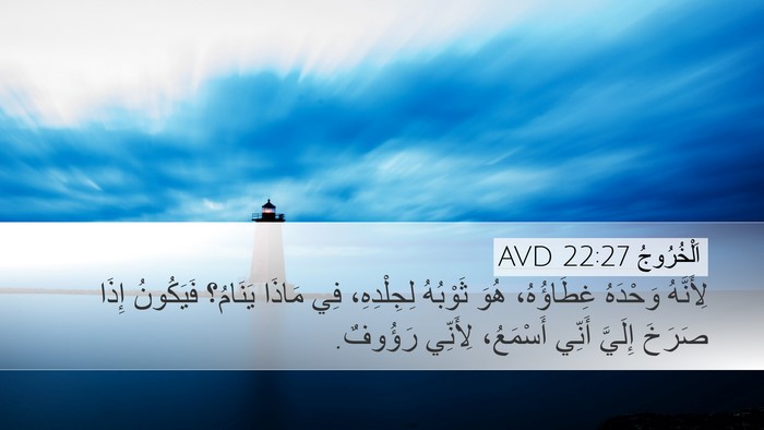 اَلْخُرُوجُ 22:27 AVD Bible Verse Image