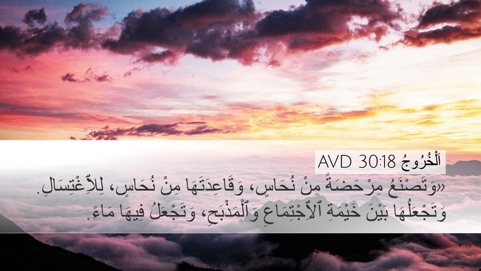 اَلْخُرُوجُ 30:18 AVD Bible Verse Image