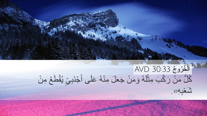 اَلْخُرُوجُ 30:33 AVD Bible Verse Image