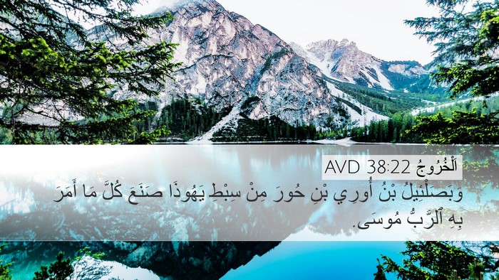 اَلْخُرُوجُ 38:22 AVD Bible Verse Image