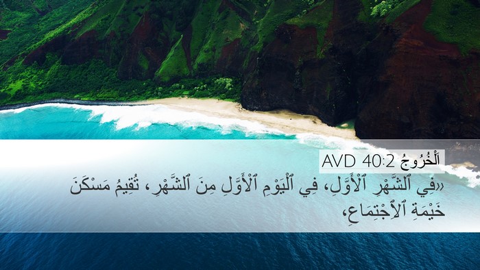اَلْخُرُوجُ 40:2 AVD Bible Verse Image