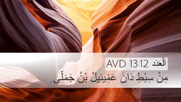 اَلْعَدَد 13:12 AVD Desktop Wallpaper - مِنْ سِبْطِ دَانَ - Desktop Bible Verse Wallpaper