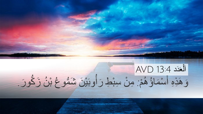 اَلْعَدَد 13:4 AVD Bible Verse Image