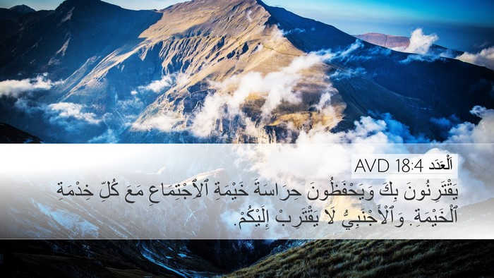 اَلْعَدَد 18:4 AVD Bible Verse Image
