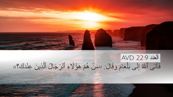 اَلْعَدَد 22:9 AVD Bible Verse Image