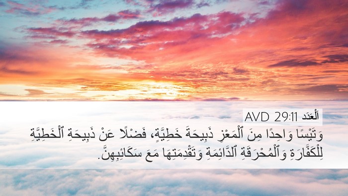 اَلْعَدَد 29:11 AVD Bible Verse Image
