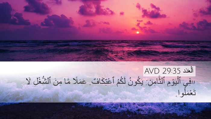 اَلْعَدَد 29:35 AVD Bible Verse Image