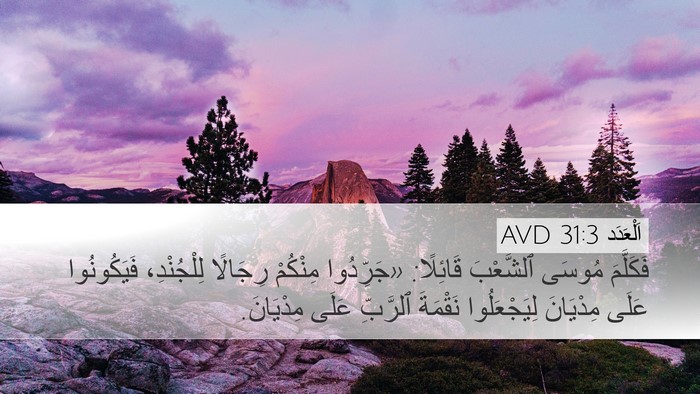 اَلْعَدَد 31:3 AVD Bible Verse Image