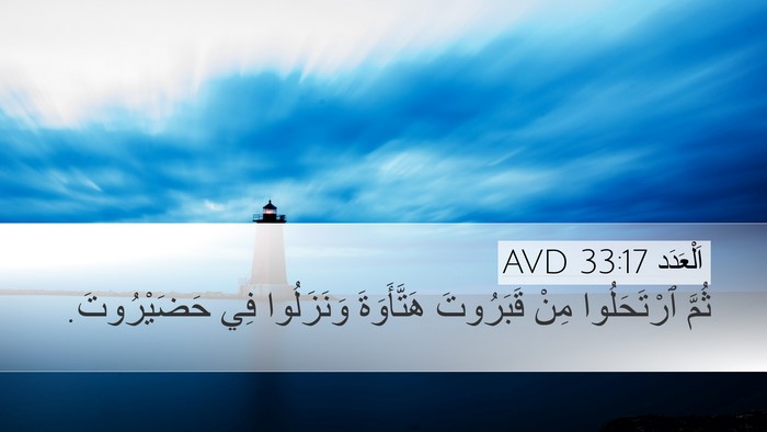 اَلْعَدَد 33:17 AVD Bible Verse Image