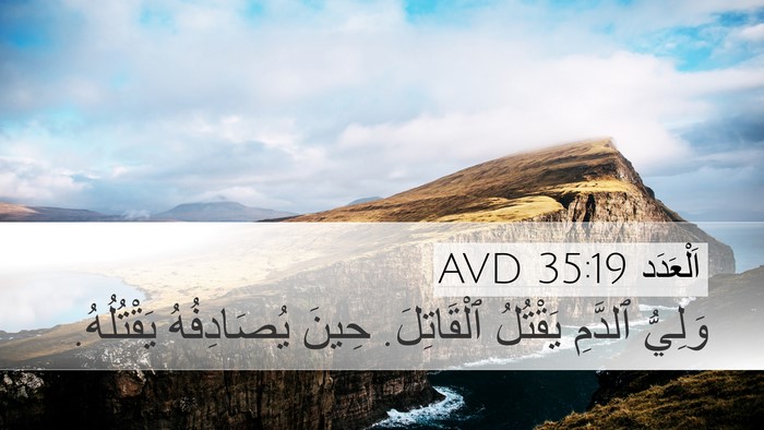 اَلْعَدَد 35:19 AVD Bible Verse Image