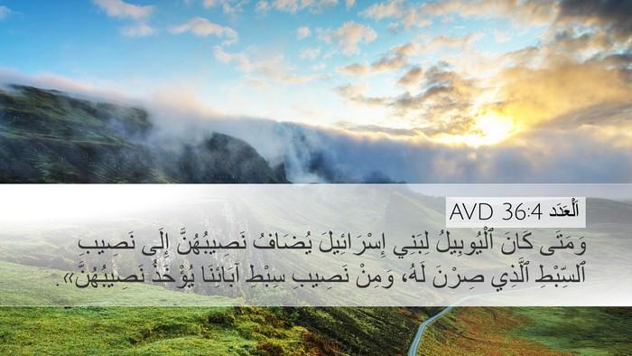 اَلْعَدَد 36:4 AVD Bible Verse Image
