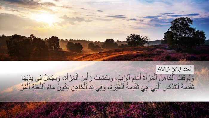 اَلْعَدَد 5:18 AVD Bible Verse Image