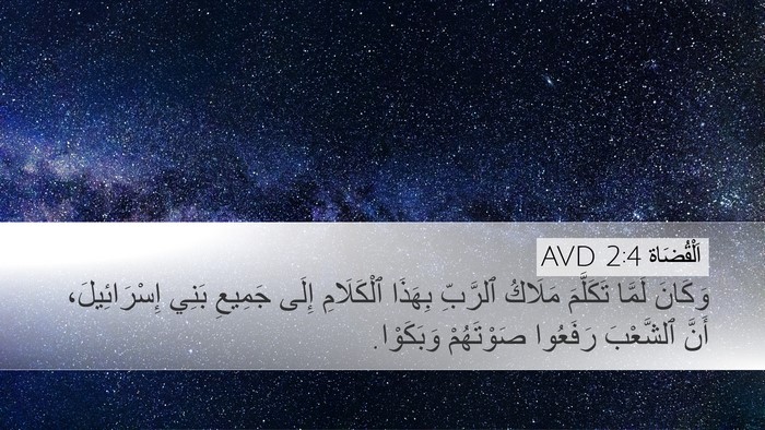 اَلْقُضَاة 2:4 AVD Bible Verse Image