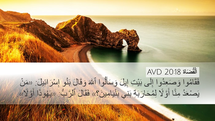 اَلْقُضَاة 20:18 AVD Bible Verse Image