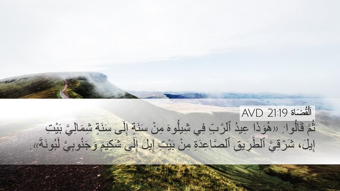 اَلْقُضَاة 21:19 AVD Bible Verse Image