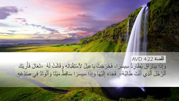 اَلْقُضَاة 4:22 AVD Bible Verse Image