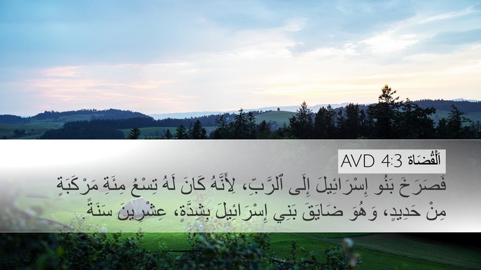 اَلْقُضَاة 4:3 AVD Bible Verse Image